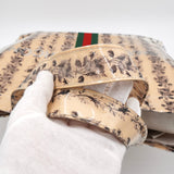 コムデギャルソン × グッチ ペーパートート シェリーライン ハンドバッグ ブックトート 自立型 花柄 ビニール A4可 - NEWSED