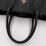 ヴィヴィアン ウエストウッド オーブ レザー トートバッグ ハンドバッグ 自立型 A4可 ブラック - NEWSED