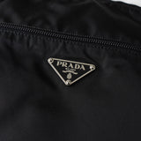 プラダ ナイロン ショルダーバッグ トライアングルロゴ ブラック
