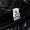 モンクレール ABBAYE フロントロゴ フード付 ZIP UP ダウンジャケット ブラック 12anni 152cm レディース