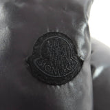 モンクレール ABBAYE フロントロゴ フード付 ZIP UP ダウンジャケット ブラック 12anni 152cm レディース - NEWSED