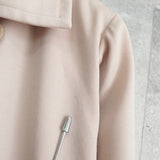 イヴサンローラン ロング丈 トレンチコート ピンクベージュ コート レディース