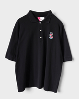 ACIDE MAISON KITSUNE メゾン キツネ 半袖ポロシャツ ブラック M メンズ - NEWSED
