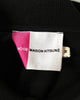 ACIDE MAISON KITSUNE メゾン キツネ 半袖ポロシャツ ブラック M メンズ