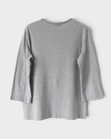 トリコ コム デ ギャルソン AD2012 レース 装飾 長袖Tシャツ ロンT グレー M レディース - NEWSED