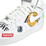 シュプリーム ナイキ AIR FORCE 1 MID 07 SUPREME NBA ハイカットスニーカー ホワイト 28.5 メンズ 未使用品 - NEWSED