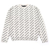 バレンシアガ All Over Logo Sweaters オールオーバーロゴ 総柄 セーター アイボリー XS メンズ 未使用品