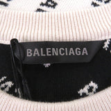バレンシアガ All Over Logo Sweaters オールオーバーロゴ 総柄 セーター アイボリー XS メンズ 未使用品 - NEWSED