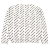 バレンシアガ All Over Logo Sweaters オールオーバーロゴ 総柄 セーター アイボリー XS メンズ 未使用品 - NEWSED