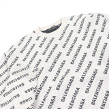 バレンシアガ All Over Logo Sweaters オールオーバーロゴ 総柄 セーター アイボリー XS メンズ 未使用品 - NEWSED