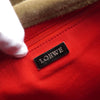 Amazona 36 Anagram Suede Leather Mini Boston Bag