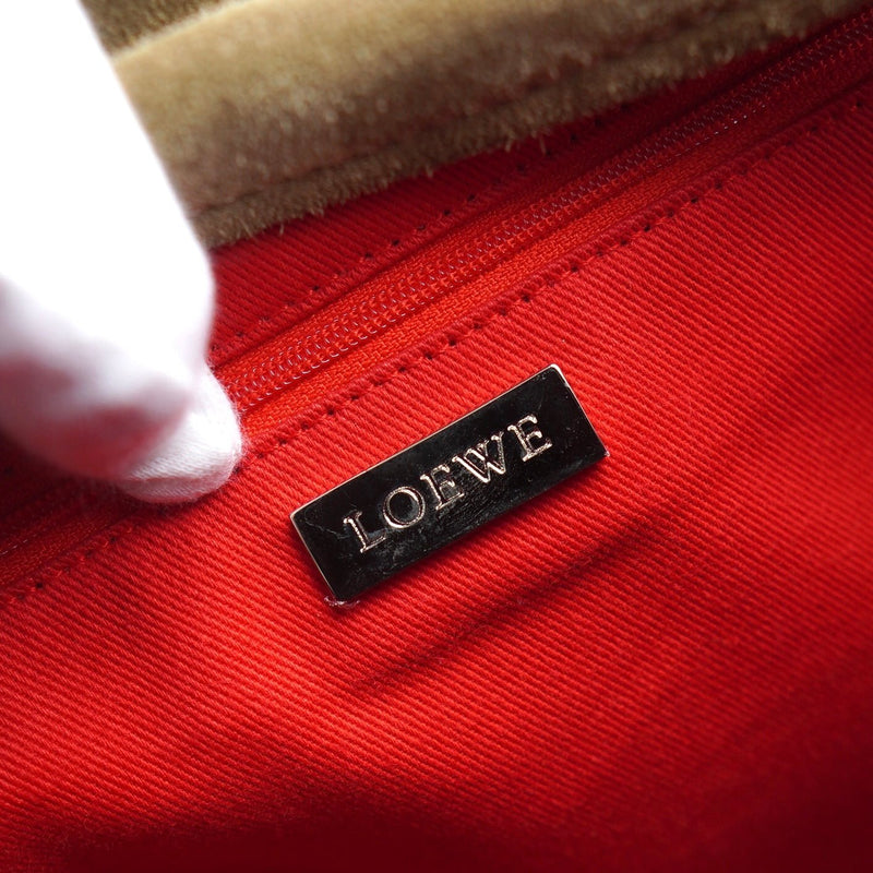 Amazona 36 Anagram Suede Leather Mini Boston Bag - NEWSED