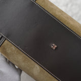 Amazona 36 Anagram Suede Leather Mini Boston Bag - NEWSED