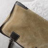 Amazona 36 Anagram Suede Leather Mini Boston Bag