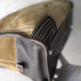 Amazona 36 Anagram Suede Leather Mini Boston Bag - NEWSED