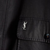 イヴサンローラン リバーシブル YSLロゴ ブルゾンホワイト / ブラック