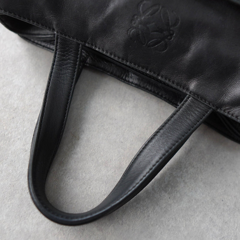 Anagram Leather Mini Hand Bag - NEWSED