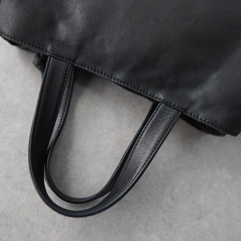 Anagram Leather Mini Hand Bag - NEWSED