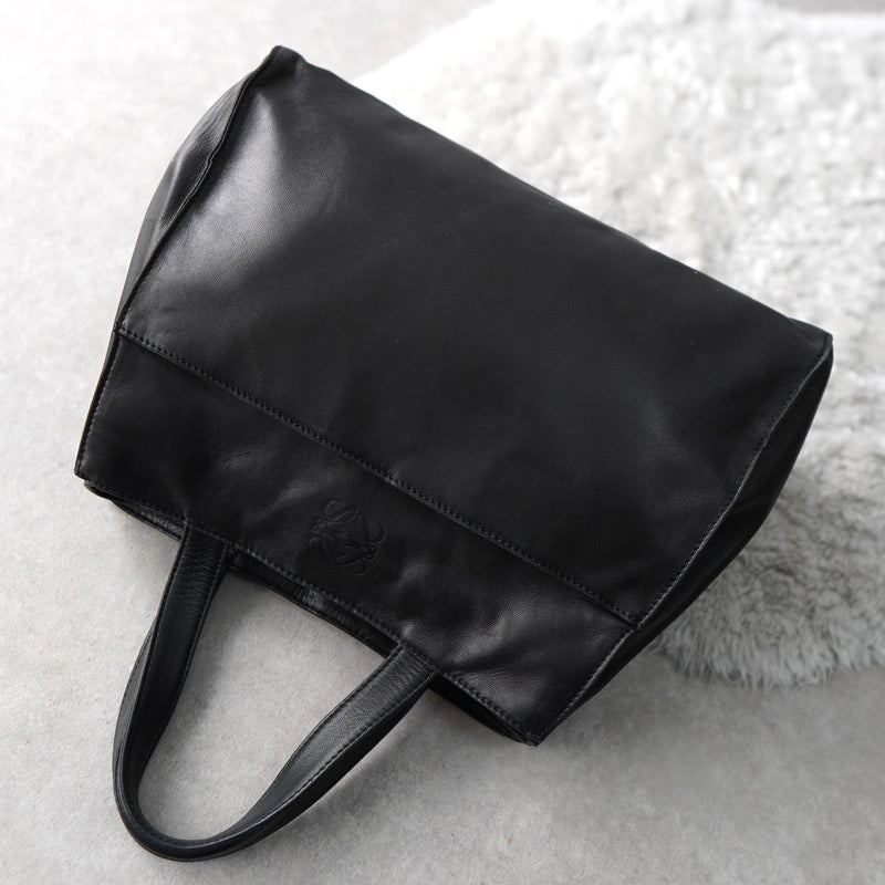 Anagram Leather Mini Hand Bag - NEWSED