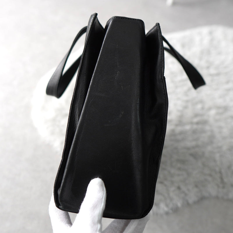 Anagram Leather Mini Hand Bag - NEWSED