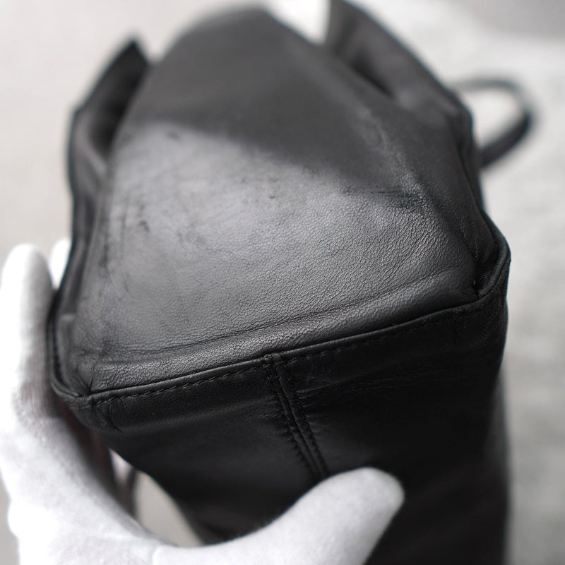 Anagram Leather Mini Hand Bag - NEWSED