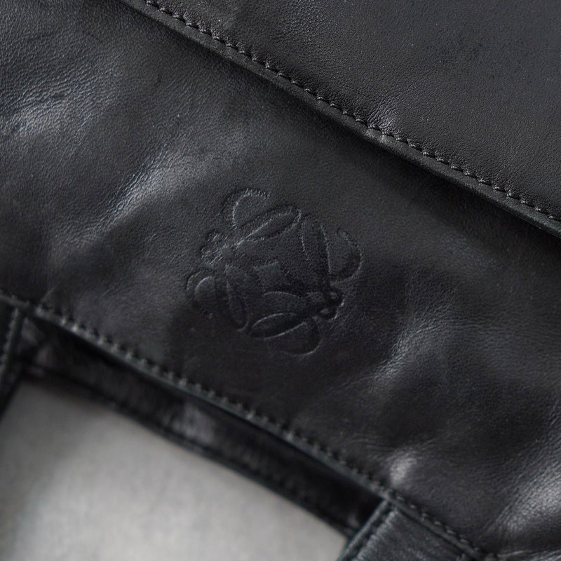 Anagram Leather Mini Hand Bag - NEWSED