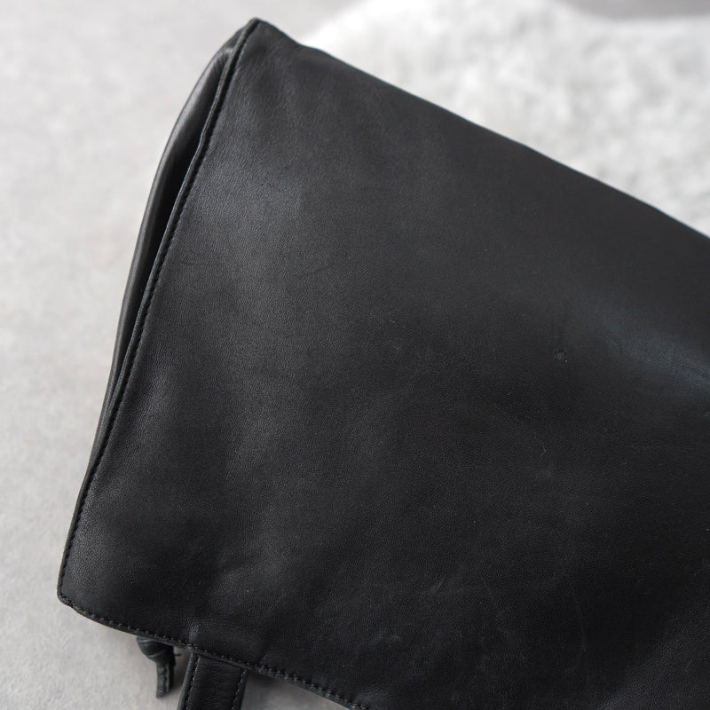 Anagram Leather Mini Hand Bag - NEWSED
