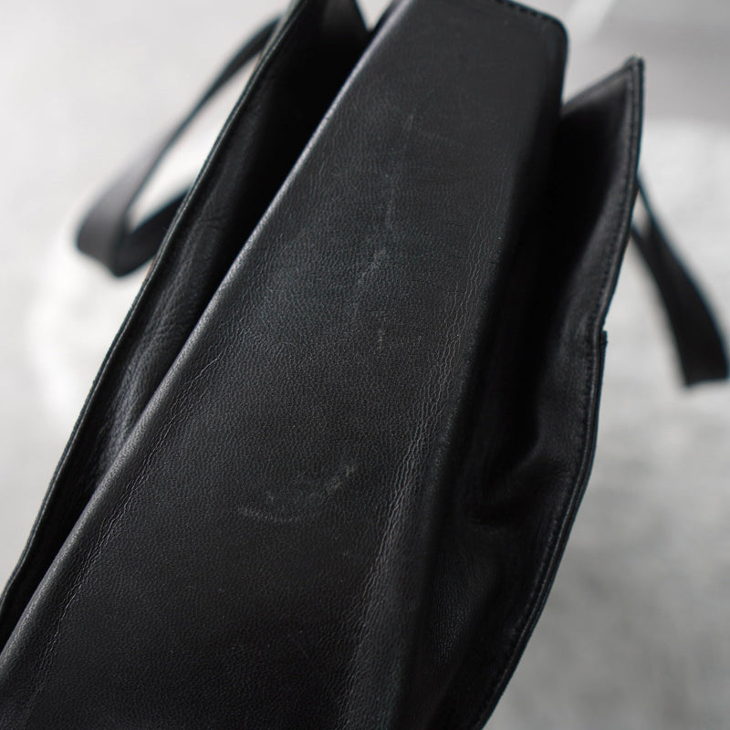 Anagram Leather Mini Hand Bag - NEWSED