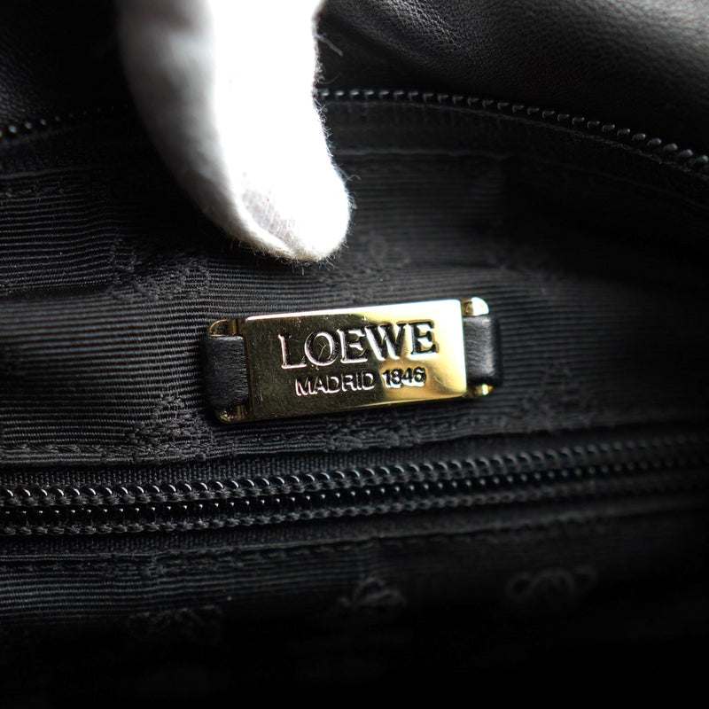 Anagram Leather Mini Hand Bag - NEWSED