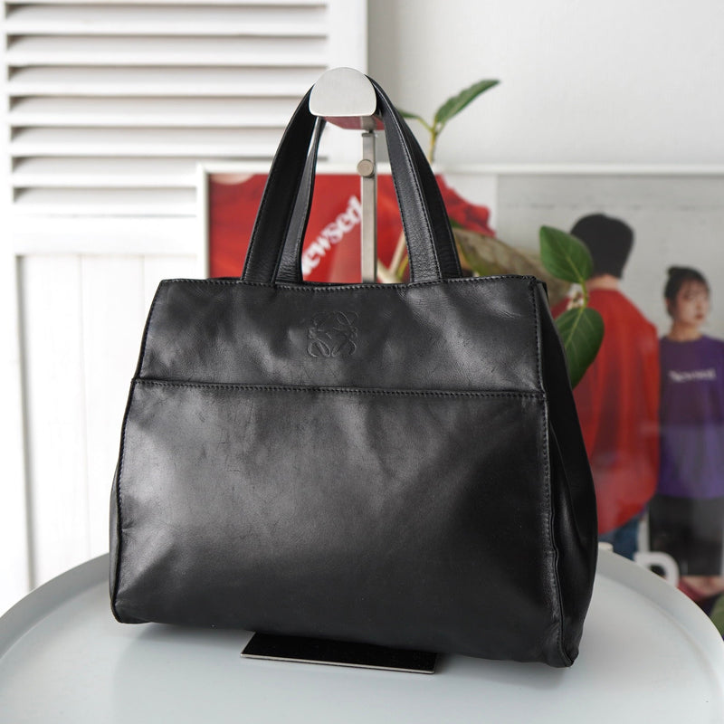 Anagram Leather Mini Hand Bag - NEWSED