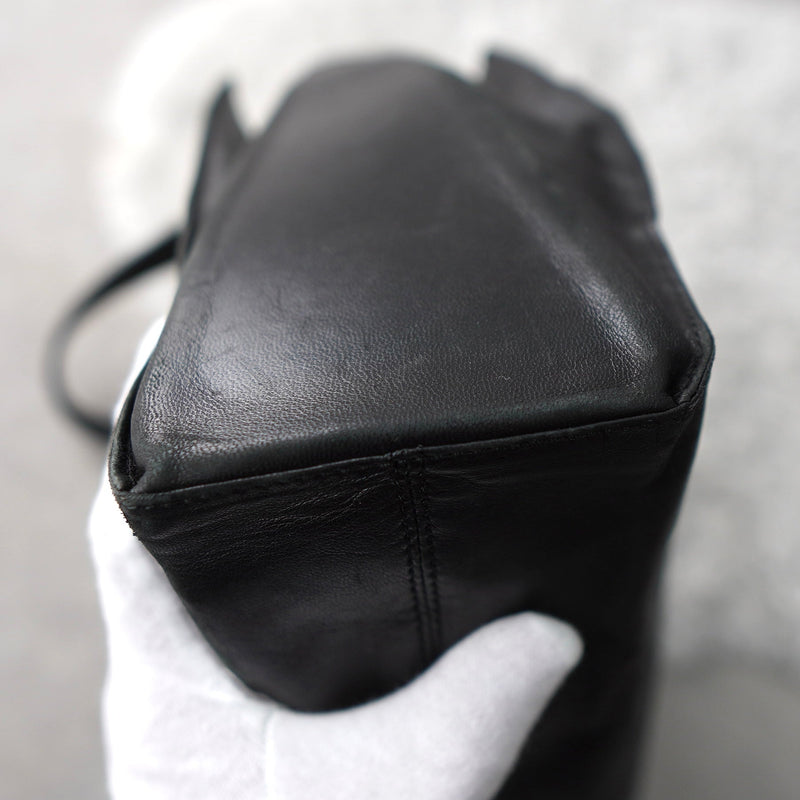 Anagram Leather Mini Hand Bag - NEWSED