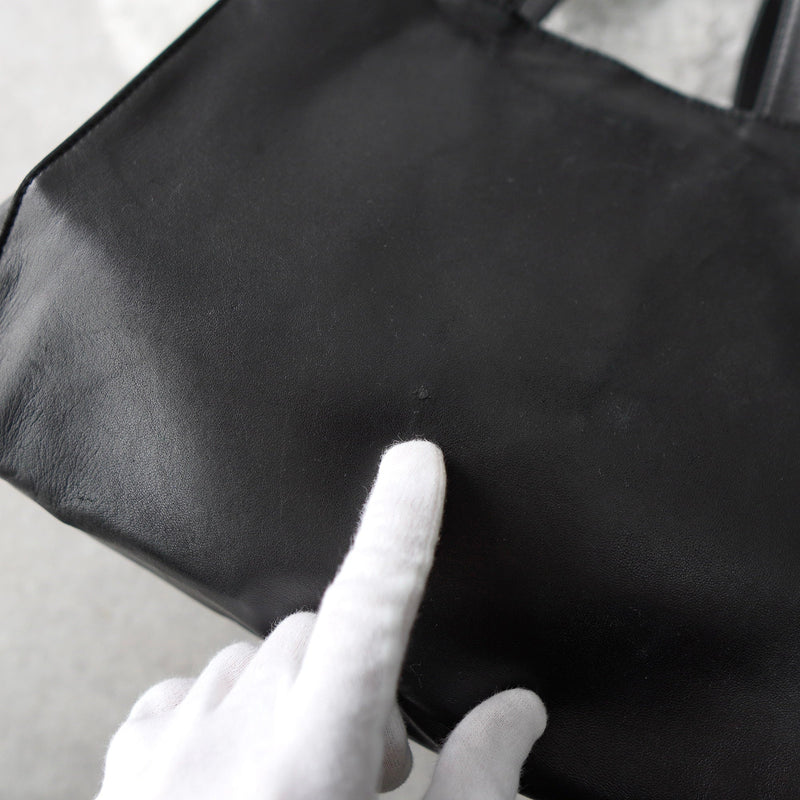 Anagram Leather Mini Hand Bag - NEWSED