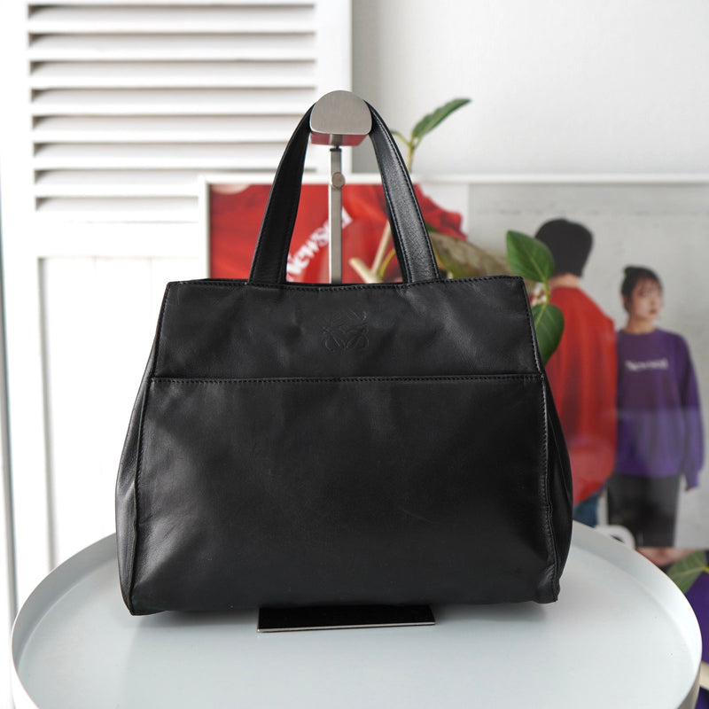 Anagram Leather Mini Hand Bag - NEWSED