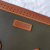 Anagram Leather Nylon Hand Bag