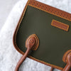 Anagram Leather Nylon Hand Bag