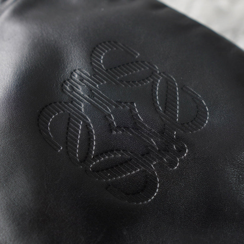 Anagram Leather Shoulder Bag - NEWSED