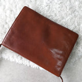 Anagram Leather Shoulder Bag - NEWSED