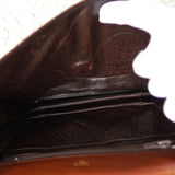 Anagram Leather Shoulder Bag - NEWSED