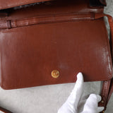 Anagram Leather Shoulder Bag - NEWSED