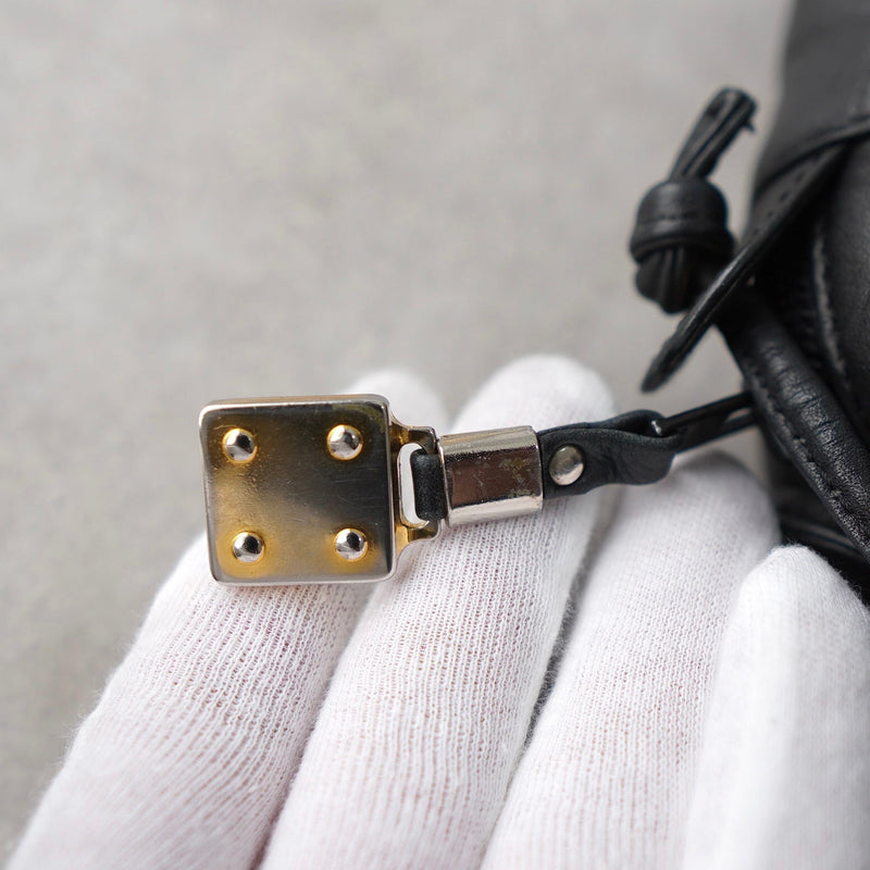 Anagram Leather Shoulder Bag - NEWSED