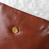 Anagram Leather Shoulder Bag - NEWSED