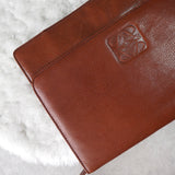 Anagram Leather Shoulder Bag - NEWSED