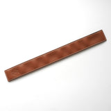 Anagram Magnet Leather Bangle Brown - NEWSED