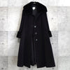Angola × Cashmere Wool Rabit Fur Long Coat｜Made in Italy