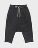 リックオウエンス ANTHEM CARGO CROPPED アンセムカーゴクロップド MASTODON F/W16 パンツ ブラック 48 メンズ