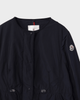 ANTHEMIS GIUBBOTTO ANTHEMIS JACKET モンクレール ナイロン ミドルコート ネイビー M レディース