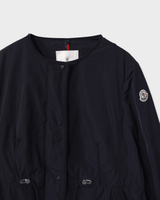 ANTHEMIS GIUBBOTTO ANTHEMIS JACKET モンクレール ナイロン ミドルコート ネイビー M レディース - NEWSED