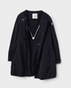ANTHEMIS GIUBBOTTO ANTHEMIS JACKET モンクレール ナイロン ミドルコート ネイビー M レディース