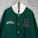 Anti - University Jacket アディダス オリジナルス スタジャン グリーン メンズ - NEWSED