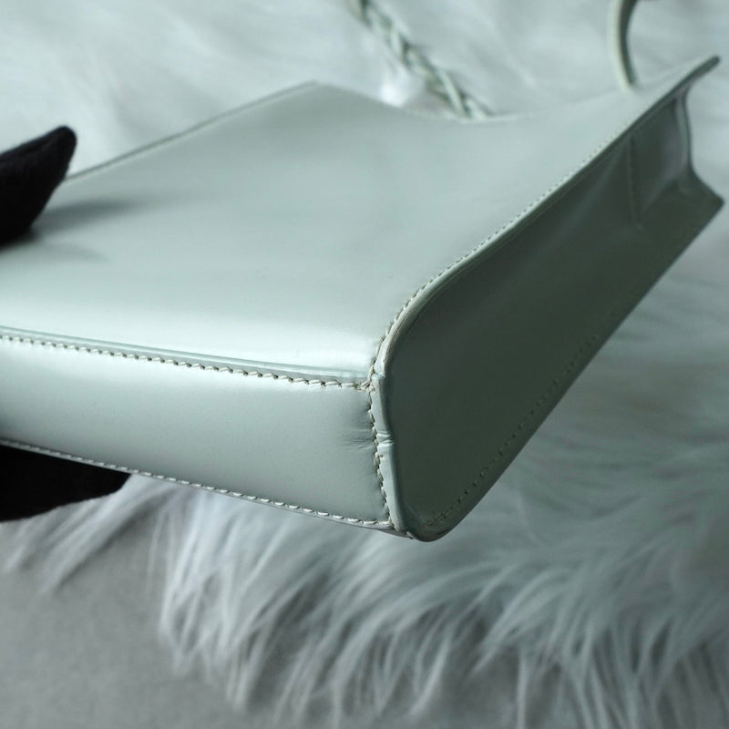 ジルサンダー タングル スモール レザー ショルダーバッグ ミントグリーン